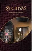 Chivas Regal 12yr Old + Glass Set-750ml