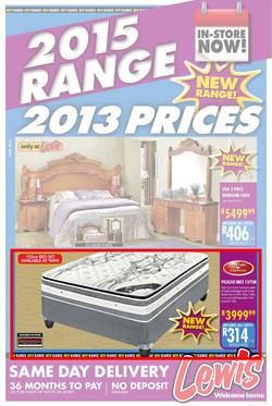 Lewis : 2015 Range (16 Jun -20 Jul 2014), page 1