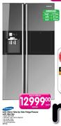 Samsung Mirror Side-By-Side Fridge/Freezer with Mini Bar-660 Ltr