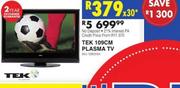 Tek 109cm Plasma TV