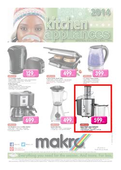 Makro : Kitchen Appliances (23 Jun - 6 Jul 2014), page 1