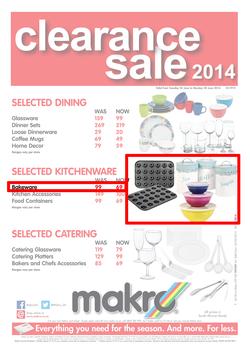 Makro : Clearance Sale (24 Jun - 30 Jun 2014), page 1