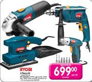 Ryobi 4 Piece Kit(DGS 4K)
