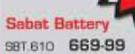 Sabat Battery SBT.610-Each