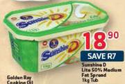 Sunshine D Lite 50% Medium Fat Spread-1Kg