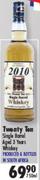 Twenty Ten Single Barrel Aged 3 Years Whiskey-750ml