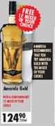 Amarula Gold 750ml+Free 1L Mixer Of Your Choice