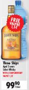 Three Ships Aged 3 Years Select Whisky 750ml+ Free Valpre-1.5L