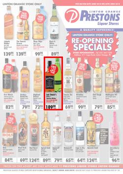 Prestons Liquor Linton Grange (25 Jun - 30 Jun 2014), page 1
