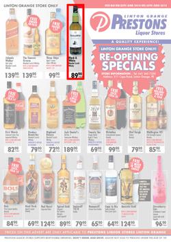 Prestons Liquor Linton Grange (25 Jun - 30 Jun 2014), page 1