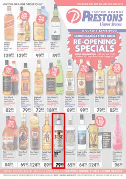 Prestons Liquor Linton Grange (25 Jun - 30 Jun 2014), page 1