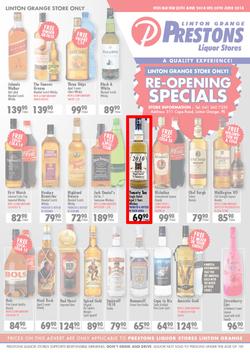 Prestons Liquor Linton Grange (25 Jun - 30 Jun 2014), page 1