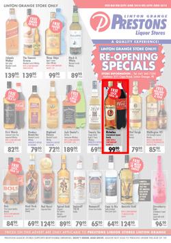 Prestons Liquor Linton Grange (25 Jun - 30 Jun 2014), page 1