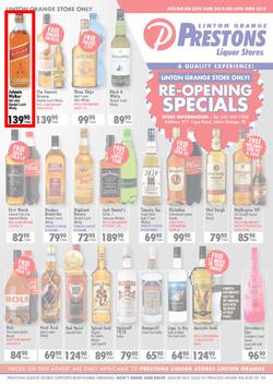 Prestons Liquor Linton Grange (25 Jun - 30 Jun 2014), page 1