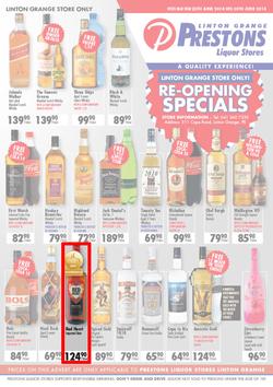 Prestons Liquor Linton Grange (25 Jun - 30 Jun 2014), page 1