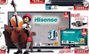 Hisense 55" LED(55T36) plus Hisense 32" LCD(32V77) plus 10 Pairs of 3D Glasses
