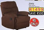 Joey Soft Touch Armchair Recliner