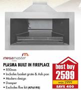 Megamaster Plasma Built in Fireplace
