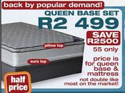 UFO Queen Base & Mattress-Each