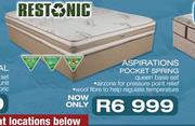 Restonic Aspirations Pocket Spring Queen Base Set