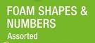 Foam Shapes & Numbers Assorted