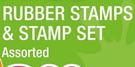 Rubber Stamps & Stamp Set-Each