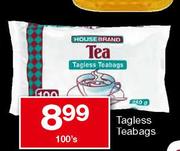 Tagless Teabags-100's