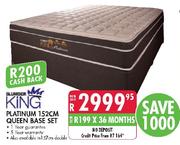 Slumber King Platinum 152cm Queen Base Set