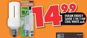 Osram Energy Saver 11W/14W Cool White-Each