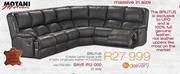 Brutus 6 Seater Corner Lounge Suite