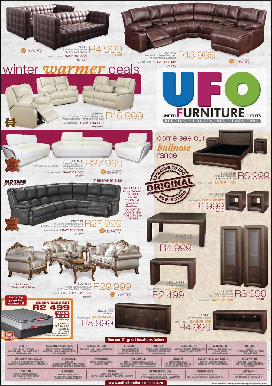 United Furniture Outlets 4 Jul 2014 While Stocks Last Www