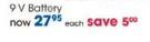 Eveready Power Plus Gold 9V Batteries-Each
