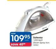 Safeway 1200W Steam Spray Iron (SS1063)-Each