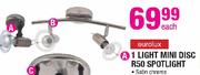Eurolux 1 Light Mini Disc R50 Spotlight-Each
