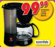 Essentials 10-Cup Coffee Maker