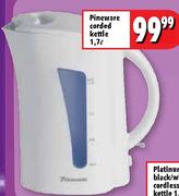 Pineware 1.7L Corded Kettle