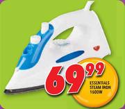 Essentials 1600W Steam Iron