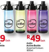 Addis Active Bottle Assorted Colours-800ml Each