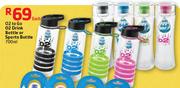 02 To Go 02 Drink Bottle Or Sports Bottle-700ml Each