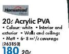 Homestead 20Ltr Acrylic PVA