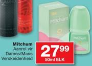Mitchum Aanrol Vir Dames/Mans Verskeidenheid-50Ml Elk