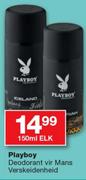 Playboy Deodorant Vir Mans Verskeidenheid-150Ml Elk