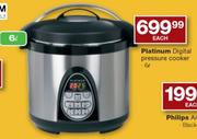 Platinum 6L Digital Pressure Cooker 