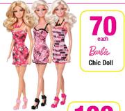 Barbie Chic Doll-Each