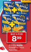 Amila Powdered Drink-4 x 45gm