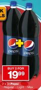 Pepsi Regular/Light/Max-2 x 2Ltr