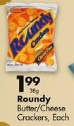 Roundy Butter/Cheese Crackers-38gm Each