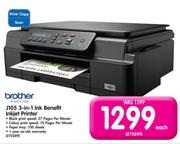 Brother J105 3-In-1 Ink Benefit Inkjet Printer
