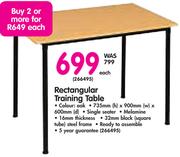 Rectangular Training Table-Each