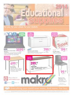 Makro : Educational Supplies (8 Jul - 21 Jul 2014), page 1